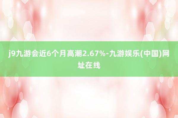 j9九游會近6個月高潮2.67%-九游娛樂(中國)網址在線