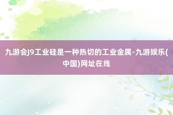九游會J9工業硅是一種熱切的工業金屬-九游娛樂(中國)網址在線